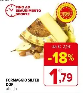 Iperal FORMAGGIO SILTER DOP all'etto offerta