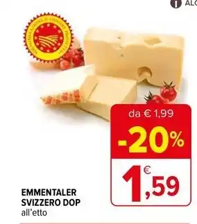 Iperal EMMENTALER SVIZZERO DOP offerta