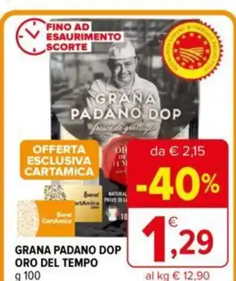 Iperal GRANA PADANO DOP ORO DEL TEMPO offerta