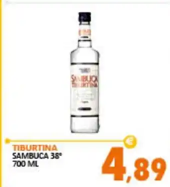 Rosa Cash TIBURTINA SAMBUCA 38° 700 ML offerta