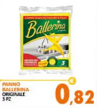 Rosa Cash PANNO BALLERINA ORIGINALE 3 PZ offerta