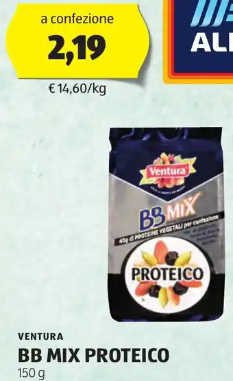 ALDI VENTURA BB MIX PROTEICO 150 g offerta