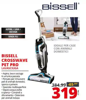 Comet Bissell Crosswave Pet Pro Lavasciuga offerta