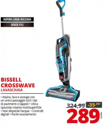 Comet Bissell Crosswave lavasciuga offerta