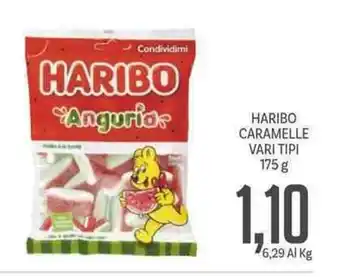 Supermercati Piccolo HARIBO CARAMELLE VARI TIPI 175 g offerta