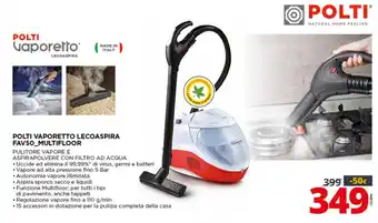Comet Polti Vaporetto Lecoaspira Fav50_Multifloor offerta