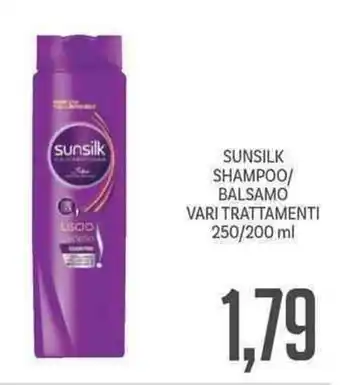 Supermercati Piccolo SUNSILK SHAMPOO/ BALSAMO VARI TRATTAMENTI 250/200 ml offerta