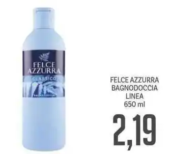 Supermercati Piccolo FELCE AZZURRA BAGNODOCCIA LINEA 650 ml offerta