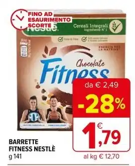 Iperal BARRETTE FITNESS NESTLÈ offerta