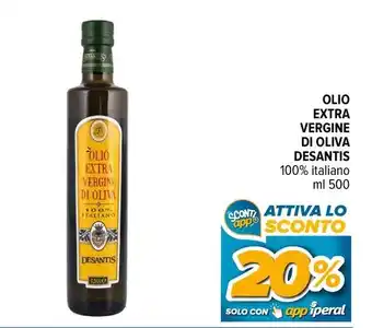 Iperal OLIO EXTRA VERGINE DI OLIVA DESANTIS offerta