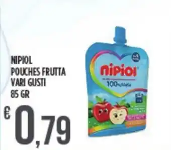 Euroesse NIPIOL POUCHES FRUTTA VARI GUSTI 85 GR offerta