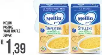 Euroesse MELLIN PASTINE VARIE TRAFILE 320 GR offerta