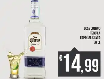 Euroesse JOSE CUERVO TEQUILA ESPECIAL SILVER 70 CL offerta