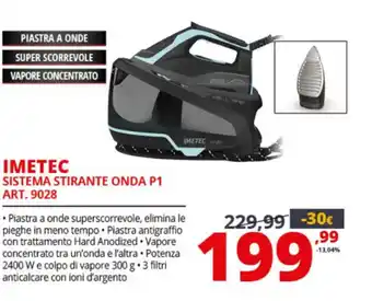 Comet Imetec Sistema Stirante Onda P1 Art. 9028 offerta