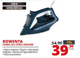 Comet Rowenta Ferro da Stiro DW4308 offerta