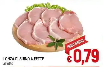 A&O LONZA DI SUINO A FETTE all'etto offerta