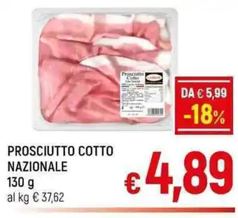 A&O PROSCIUTTO COTTO NAZIONALE 130 g offerta