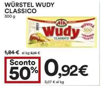 Coop WÜRSTEL WUDY CLASSICO offerta