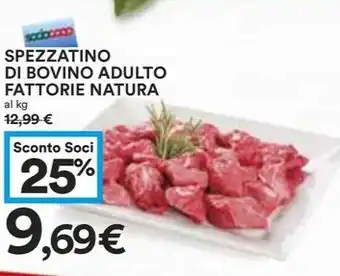 Coop SPEZZATINO DI BOVINO ADULTO FATTORIE NATURA offerta