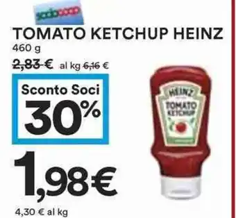 Coop TOMATO KETCHUP HEINZ 460 g offerta