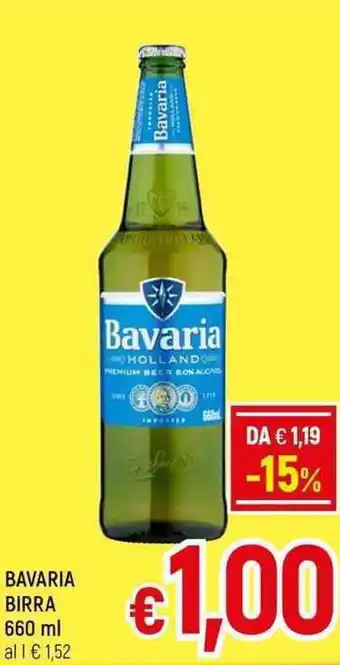 A&O BAVARIA BIRRA 660 ml offerta