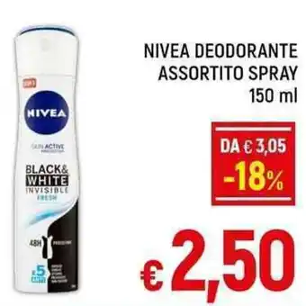 A&O NIVEA DEODORANTE ASSORTITO SPRAY 150 ml offerta