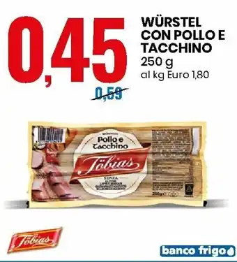 Eurospin Würstel con Pollo e Tacchino 250g offerta