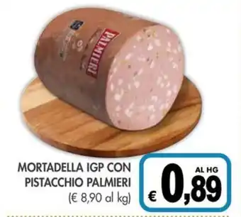 PrestoFresco MORTADELLA IGP CON PISTACCHIO PALMIERI offerta