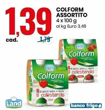 Eurospin Land Colform Assortito 4x100g offerta