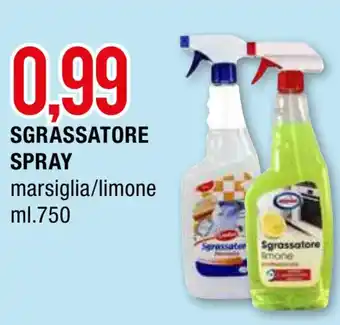 Hardis SGRASSATORE SPRAY marsiglia/limone ml 750 offerta