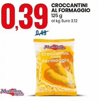 Croccantini Al Formaggio 125g