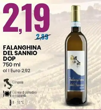 Eurospin Falanghina del Sannio DOP 750ml offerta