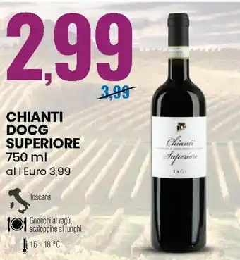 Eurospin Chianti DOCG Superiore 750ml offerta