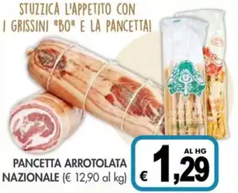 PrestoFresco PANCETTA ARROTOLATA NAZIONALE offerta