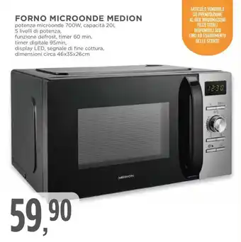 Conad FORNO MICROONDE MEDION offerta