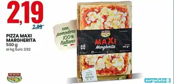 Eurospin Pizza Maxi Margherita 560g offerta