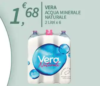 SpeSì VERA ACQUA MINERALE NATURALE 2 Litri x 6 offerta