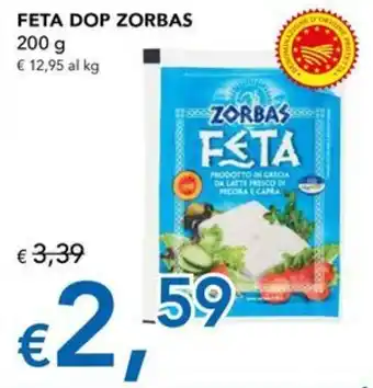 Migross Superstore FETA DOP ZORBAS 200 g offerta