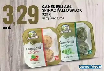 Canederli Agli Spinaci/Allo Speck 320g