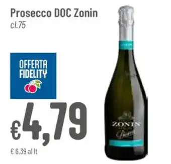 Pan Prosecco DOC Zonin cl.75 offerta