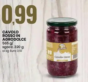 Eurospin Cavolo Rosso in Agrodolce 565g/320g offerta