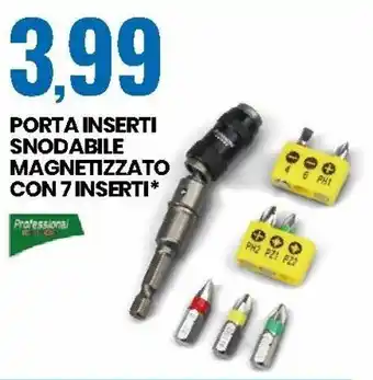 Porta Inserti Snodabile Magnetizzato con 7 Inserti