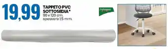 Eurospin Tappeto PVC Sottosedia 90x120cm 1,5mm offerta