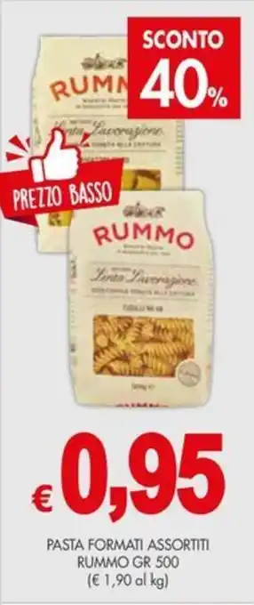 PrestoFresco PASTA FORMATI ASSORTITI RUMMO GR 500 offerta