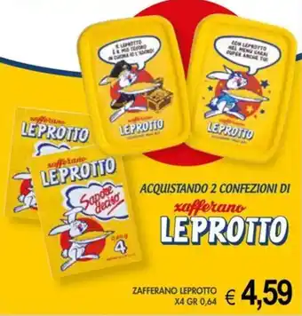 PrestoFresco ZAFFERANO LEPROTTO X4 GR 0,64 offerta