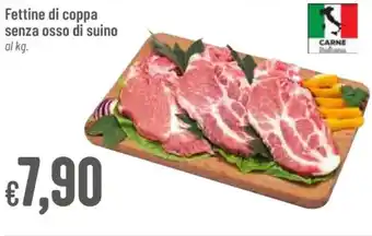 Pan Fettine di coppa senza osso di suino offerta