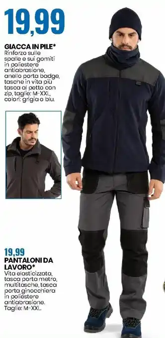 Eurospin Giacca in Pile M-XXL offerta