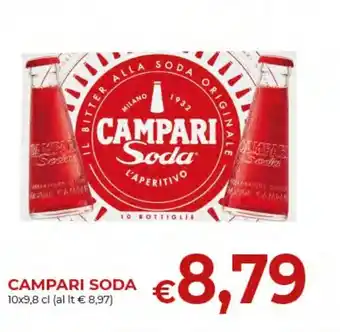 Supermercati Nonna Isa CAMPARI SODA 10x9,8 cl offerta