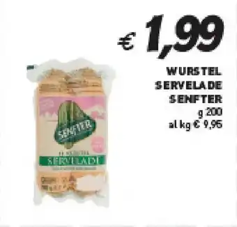 Coal WURSTEL SERVELADE SENFTER g 200 offerta