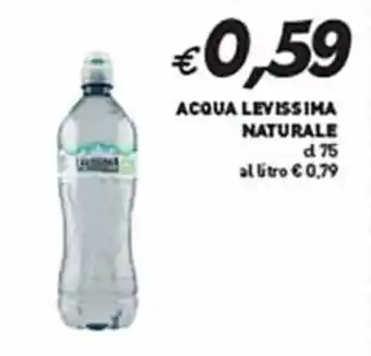 Coal ACQUA LEVISSIMA NATURALE cl 75 offerta